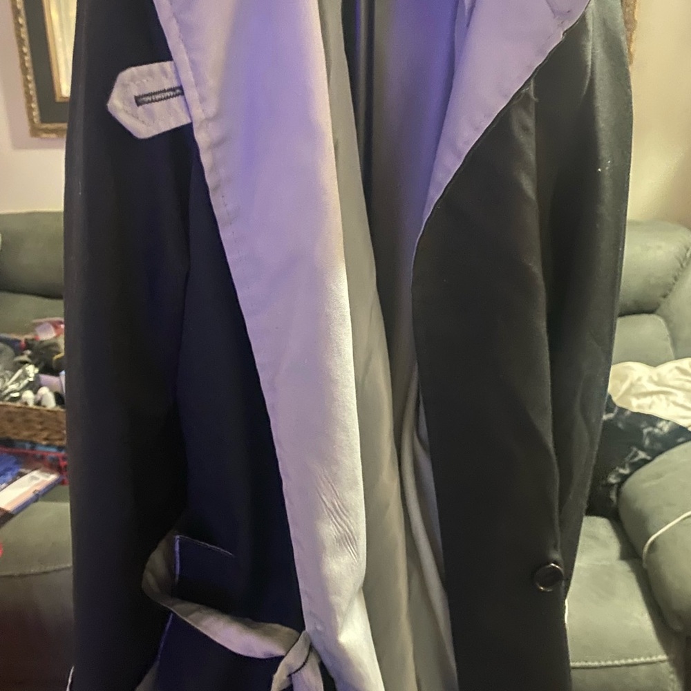 Women's Trench Coat - Gray